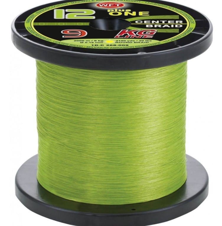 WFT 12+1 Center Braid 0,09 mm 9 kg 2000 m Zielony Draht