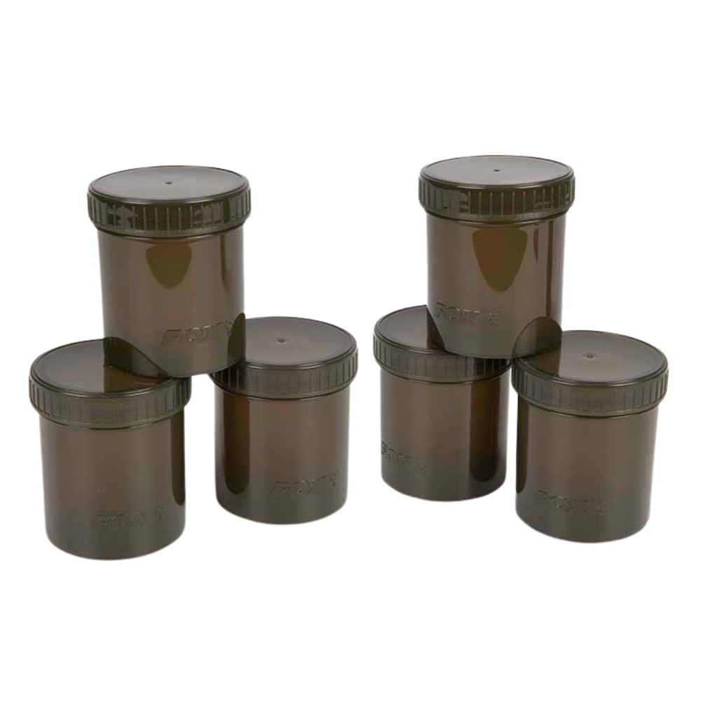 Fox Edges Hookbait Pots Full / Wysokie 6 sztuk Zylinder, Krug, Tasse, Flasche, Shaker