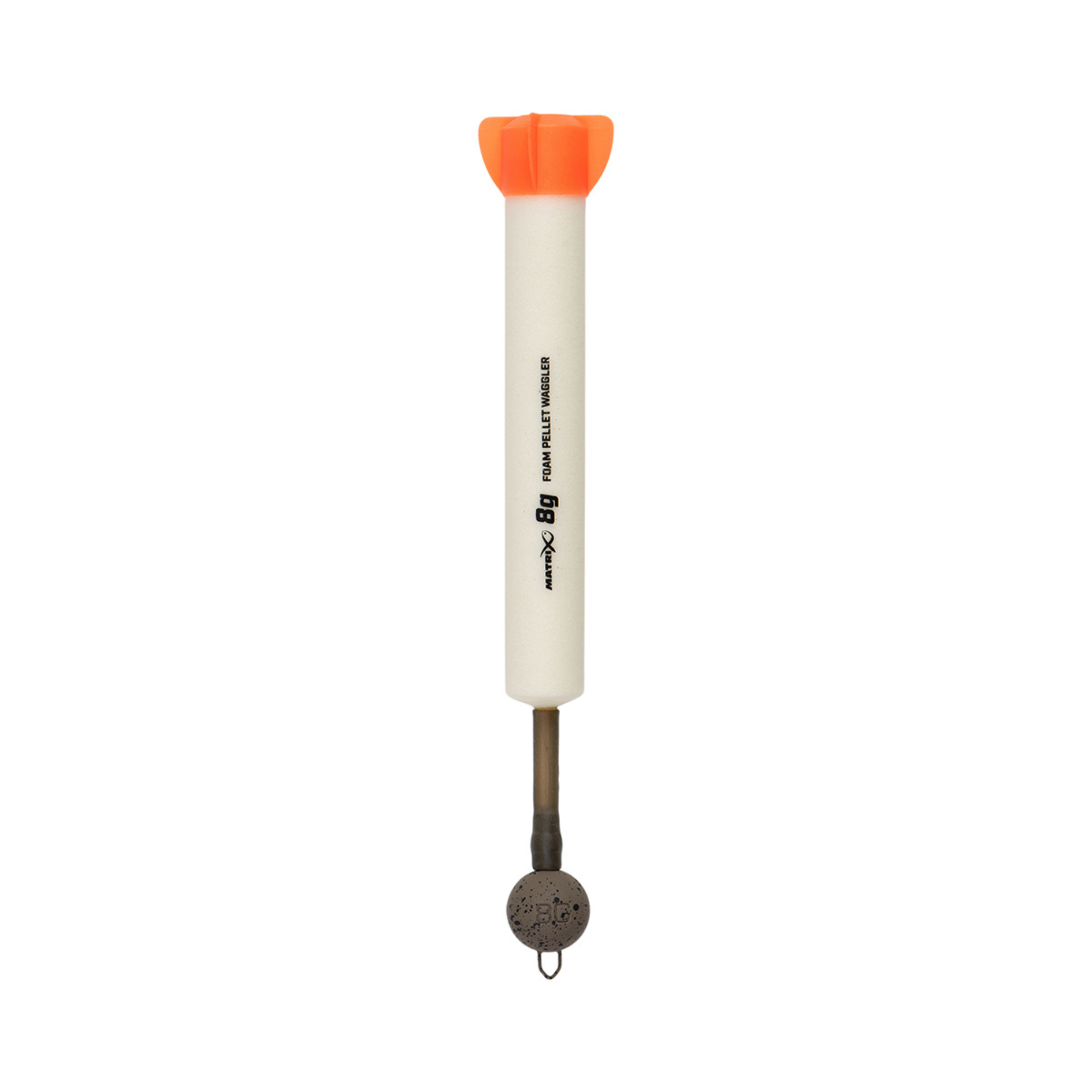 foam pellet waggler, fishing float, carp fishing, orange tip, sinking float