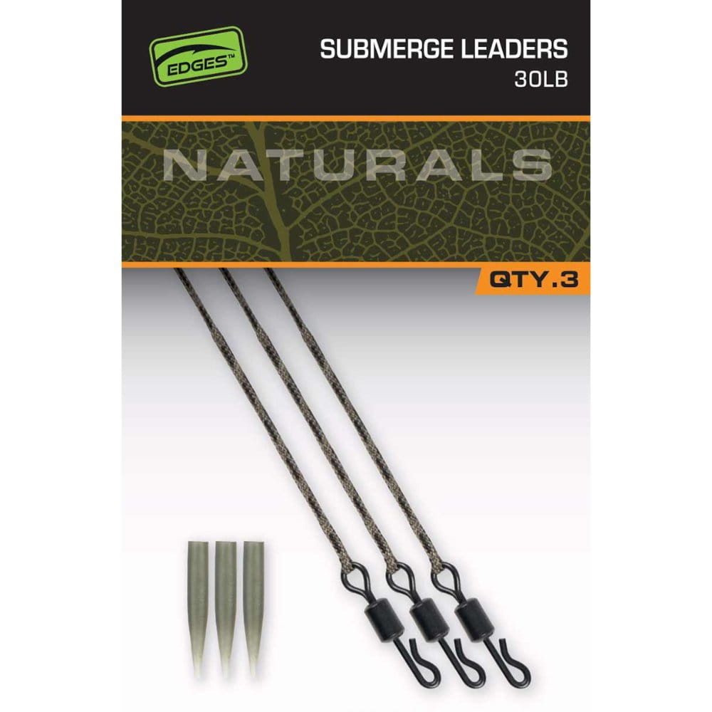 Bas de ligne submergés Fox Edges Naturals, 13,6 kg (30 lb)