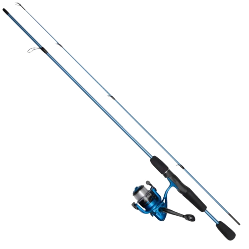 Zebco Combo da Pesca 160 cm 30g Blu Rod+Mulinello+Treccia Fischen, Draußen, Wasser, Angler, Rolle