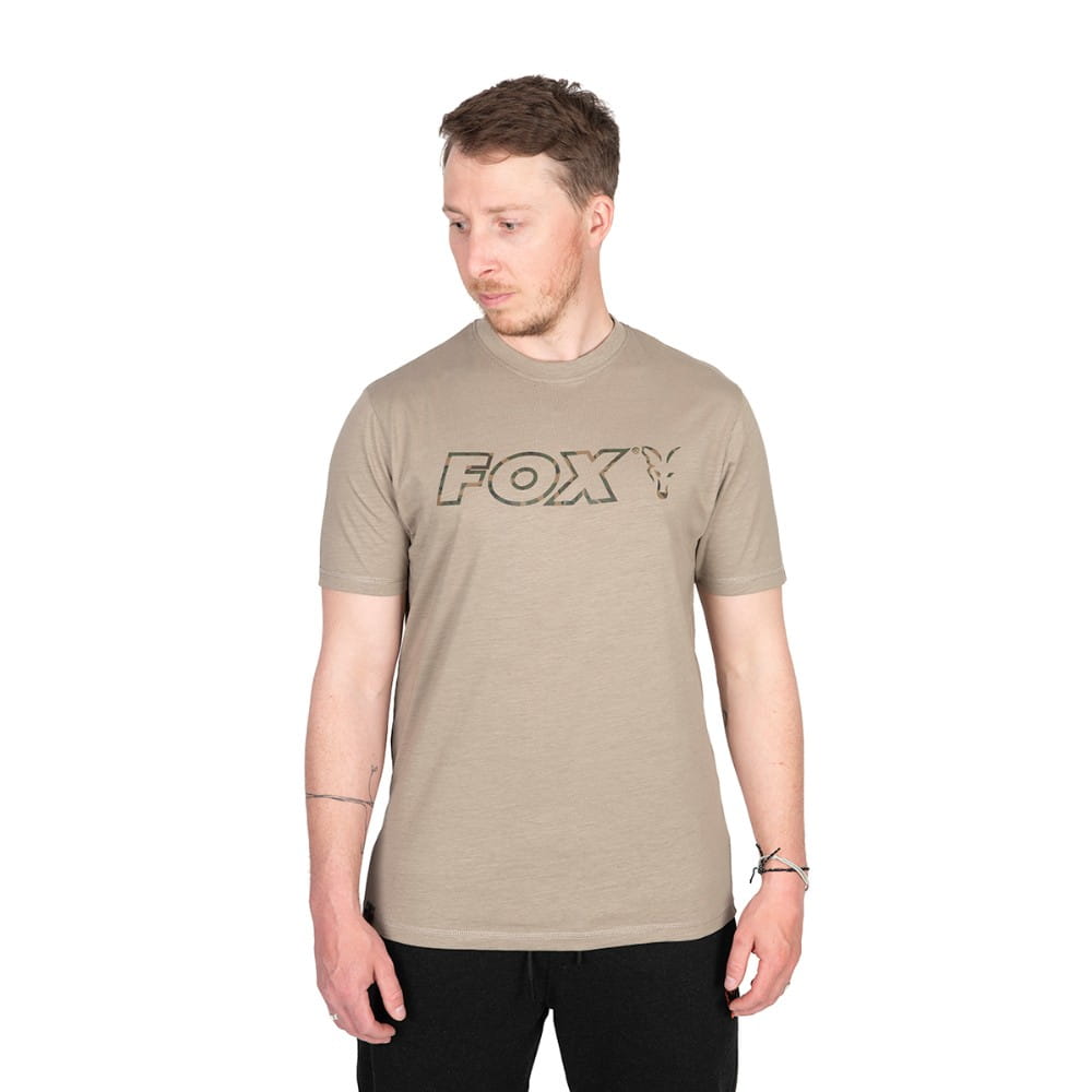 Fox Ltd LW Khaki Marl T-Shirt Medium
