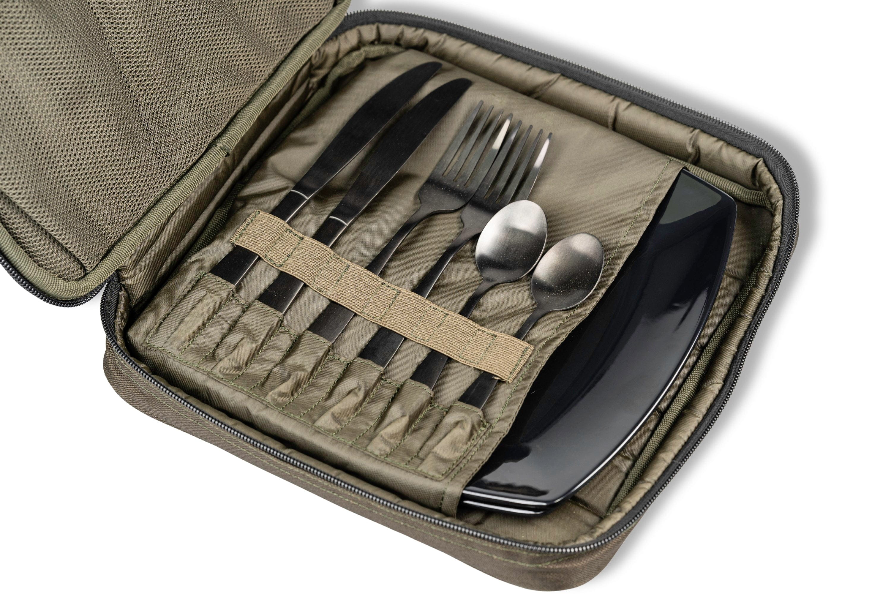Tischbesteck-Set, Besteck, Kompakt, Trageetasche, Edelstahl