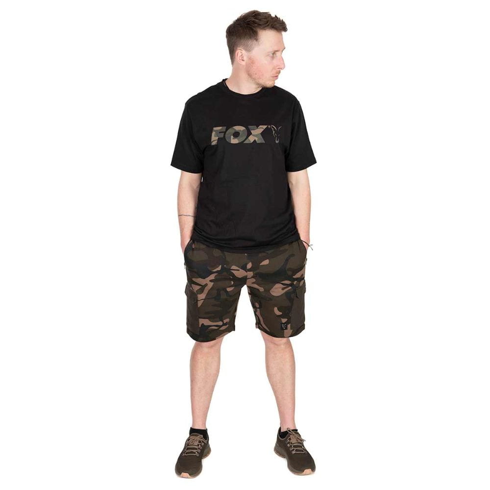 Fox Logo T-Shirt Black/Camo X-Large Fox Logo T-Shirt Black/Camo X-Large