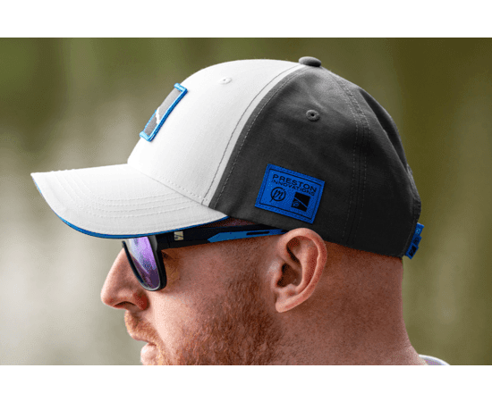 Mütze, Baseballkappe, Zweifarbig, Blaue Akzente, curved brim