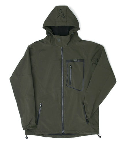 Fox soft shell hooded on sale jacket