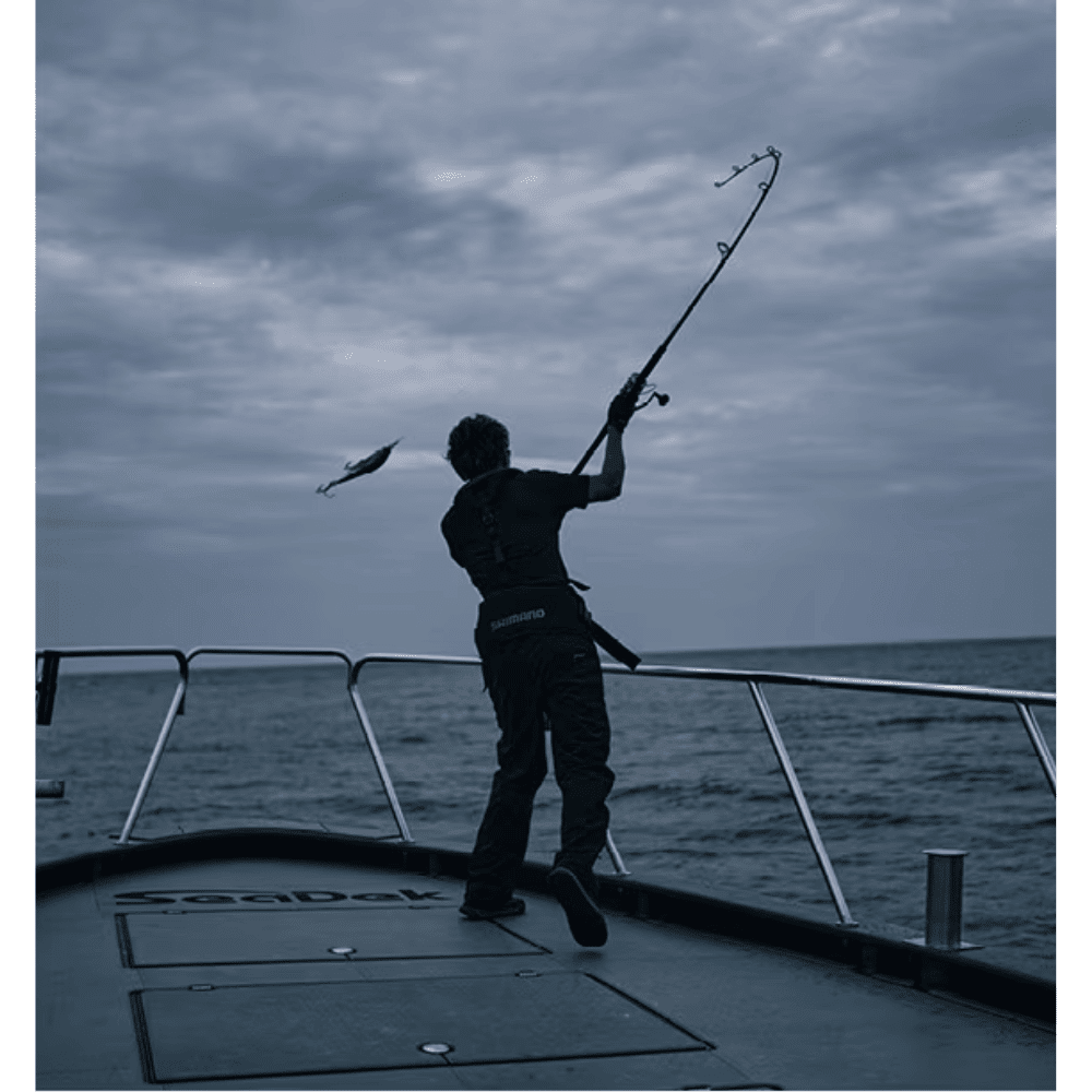 Fischen, Draußen, Wasser, Person, Angler