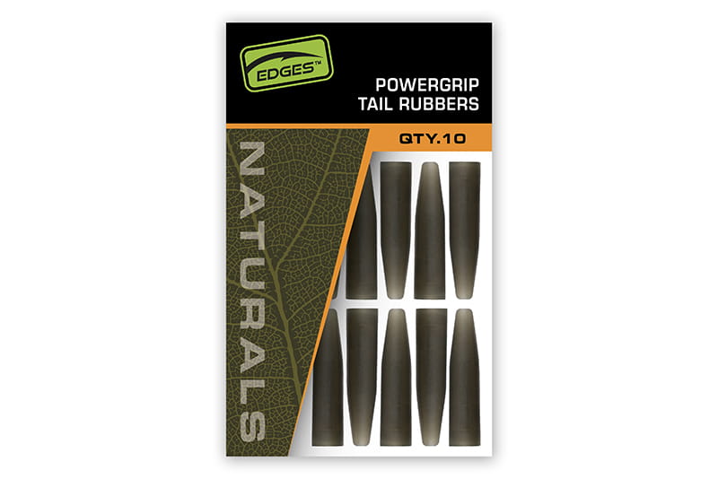 tail rubbers, Gummi-Endstücke, PowerGrip, natürliche Struktur, Edles Naturblatt