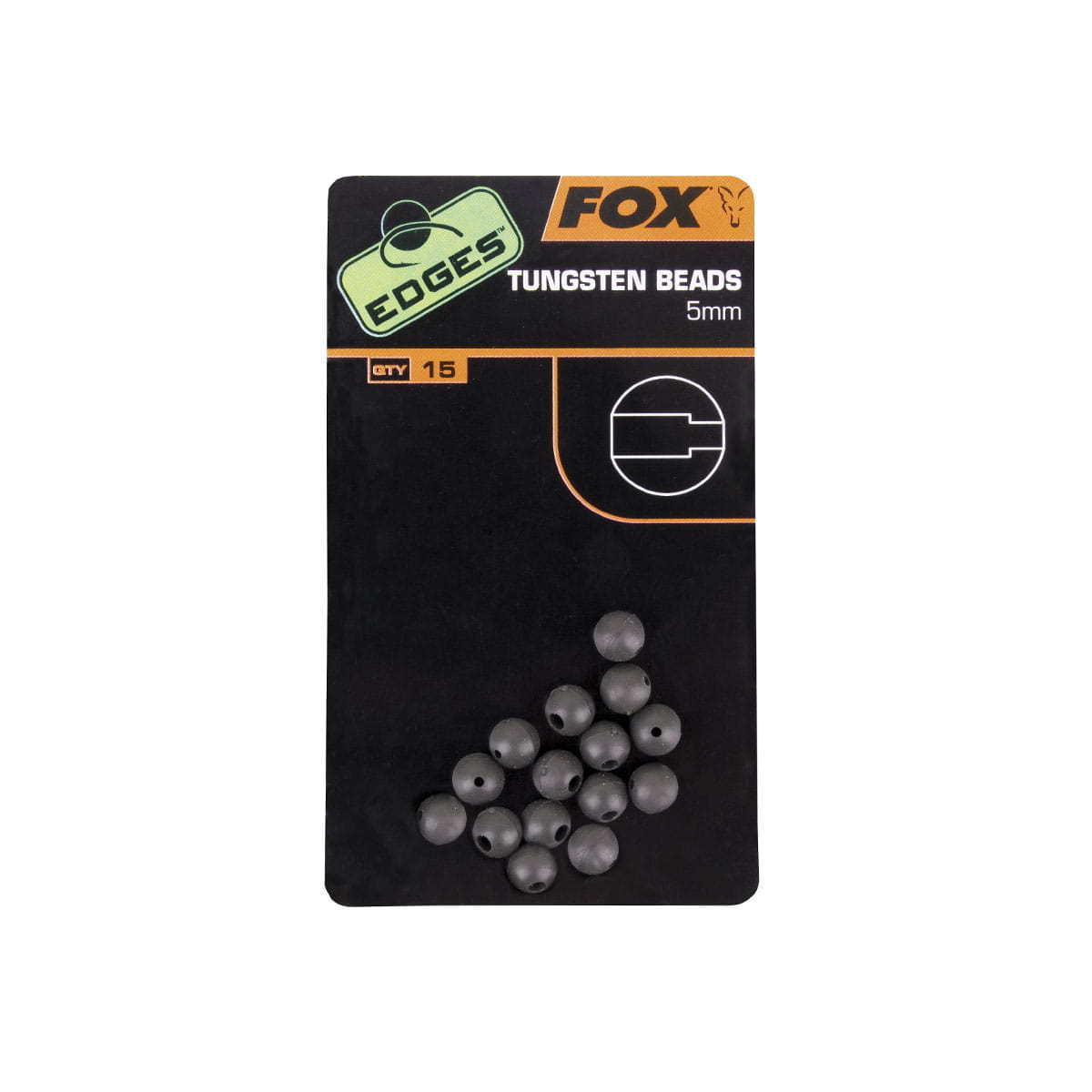 Fox Edges Tungsten Beads 5mm (Symbolfoto)