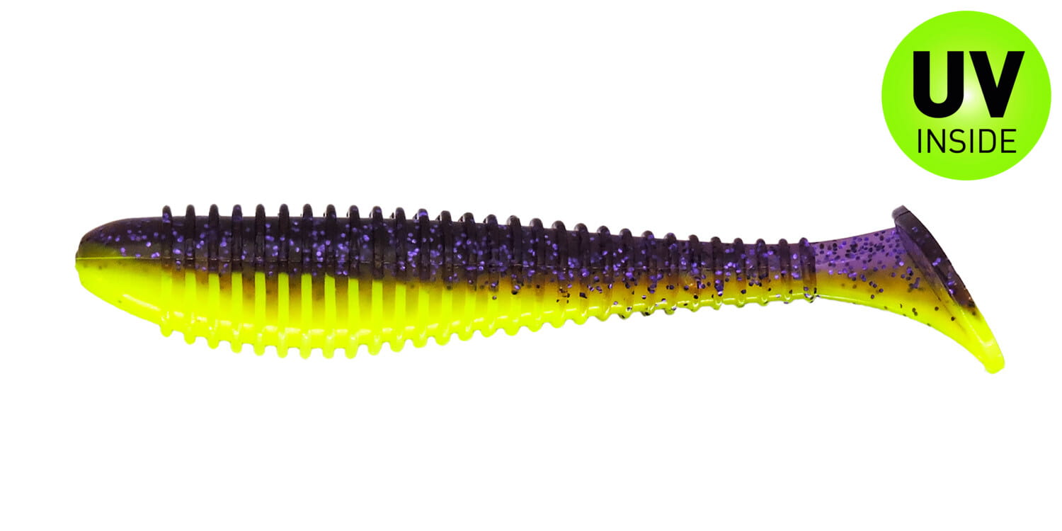 SX Pro Swimmer 9,5 cm (3,8") Violet/Opac 6 piese SX Pro Swimmer 9,5 cm (3,8") Violet/Opac 6 piese