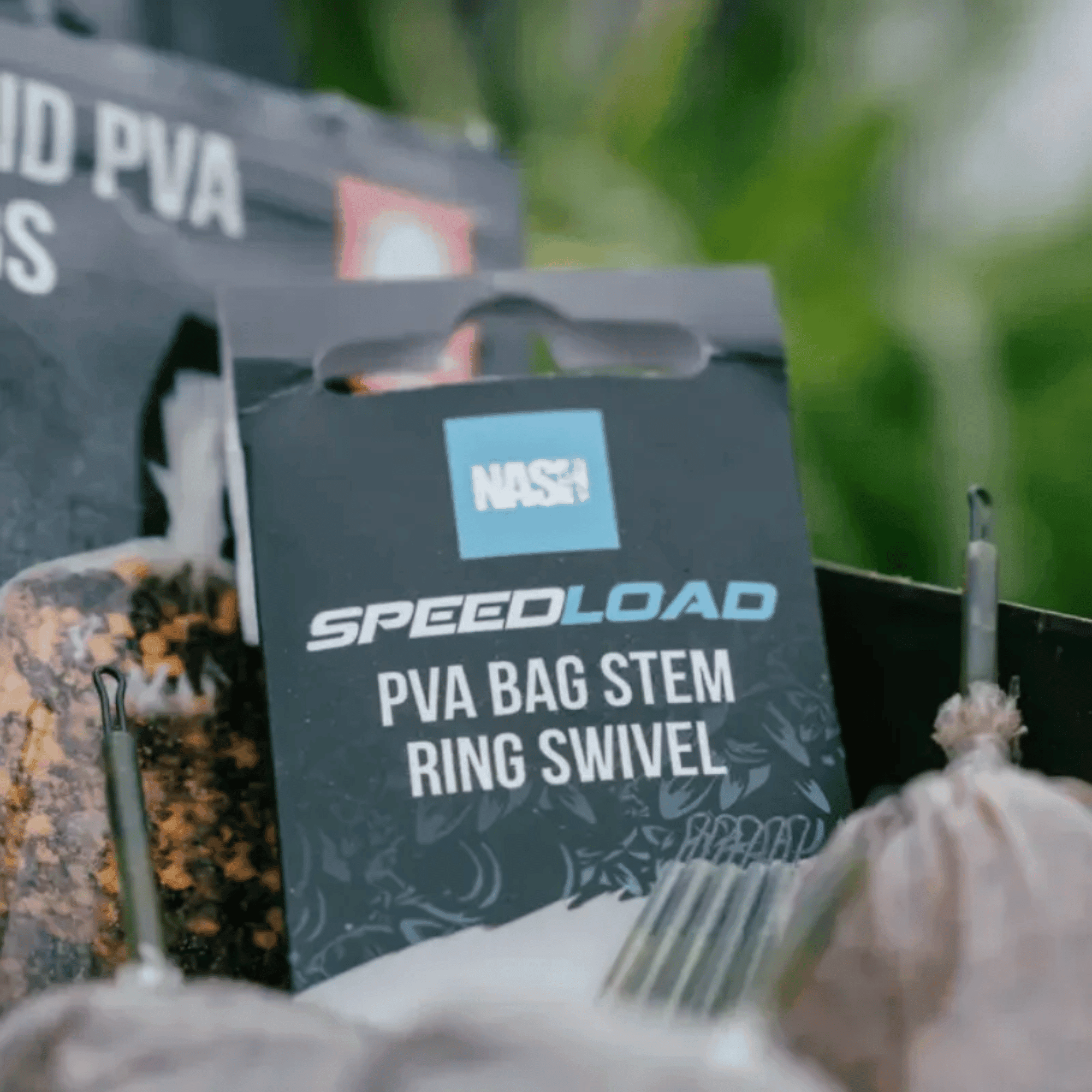 PVA bag stem, ring swivel, speedload, packaging, storage accessory