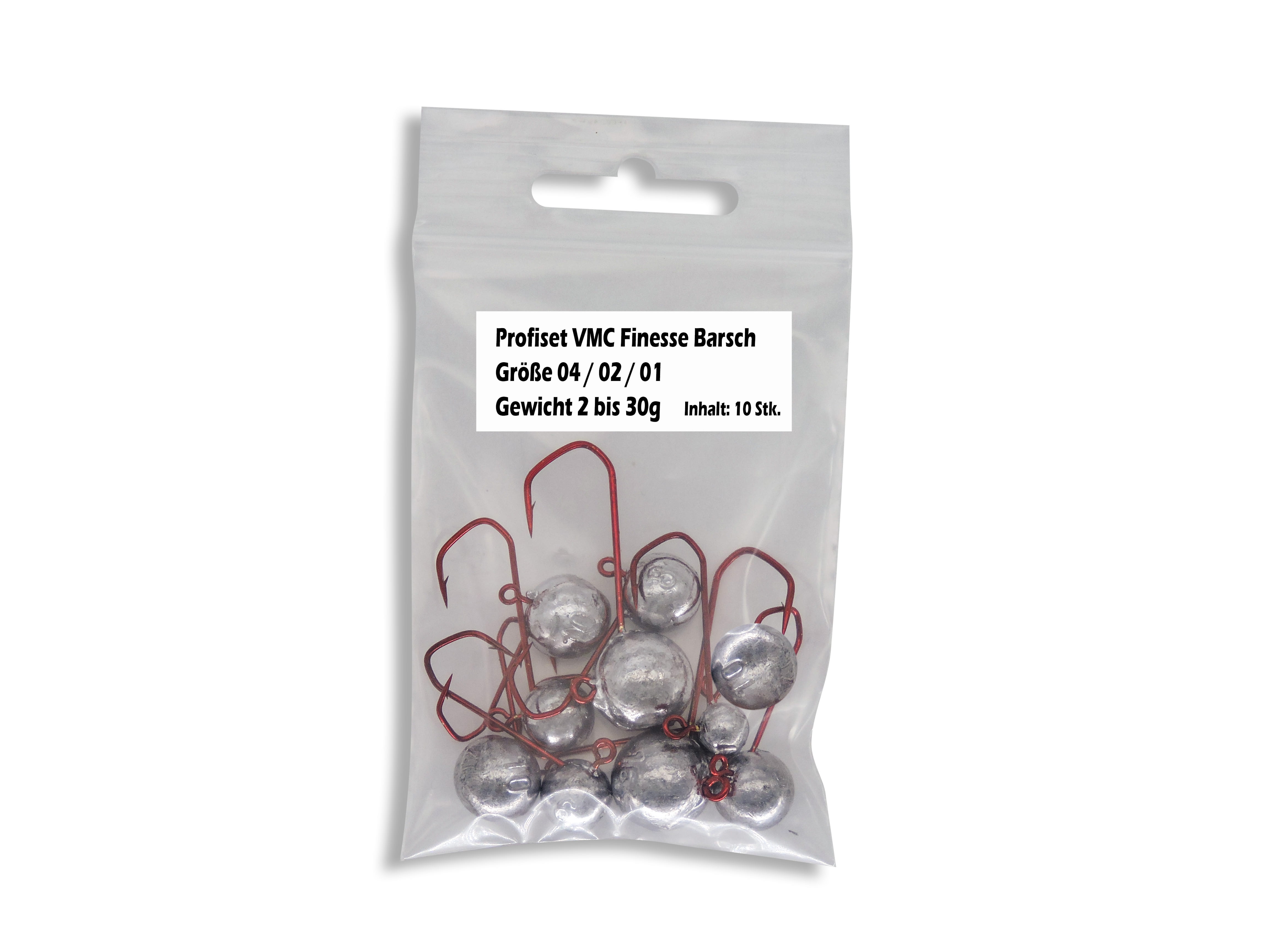 SX Profiset VMC Finesse Baars Maat 04 / 02 / 01 Gewicht 2-30g SX Profiset VMC Finesse Baars Maat 04 / 02 / 01 Gewicht 2-30g