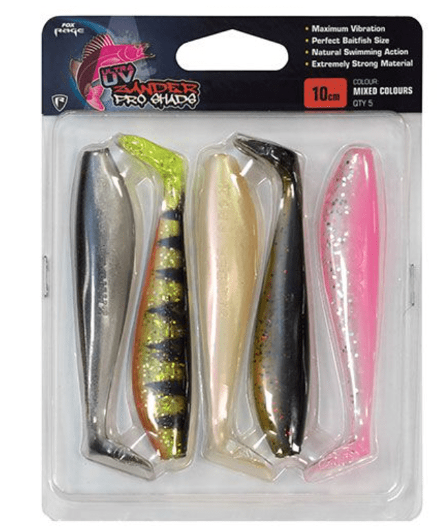 Köder, Gummifische, Sortiment, Verschiedene Farben, 10 cm