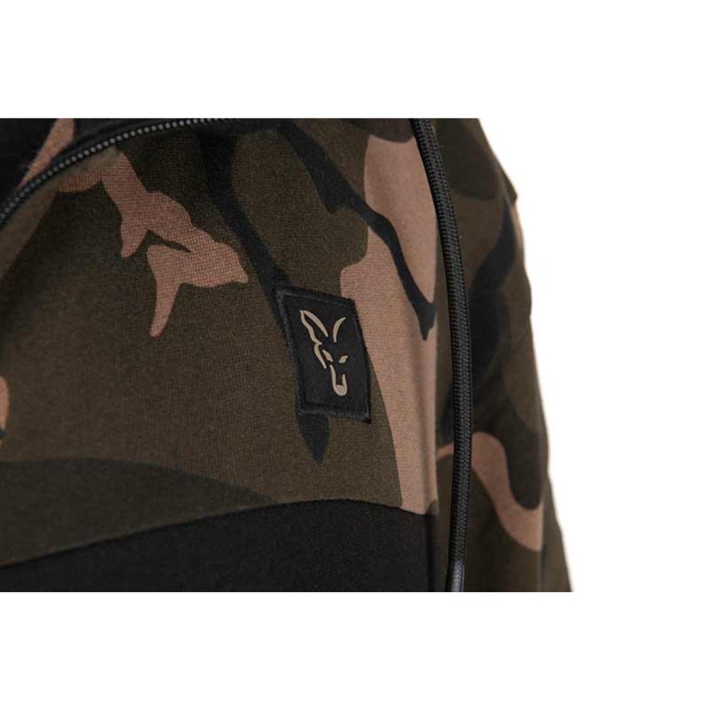 Fox LW Black/Camo Split Zip Hoody Medium Fox LW Black/Camo Split Zip Hoody Medium