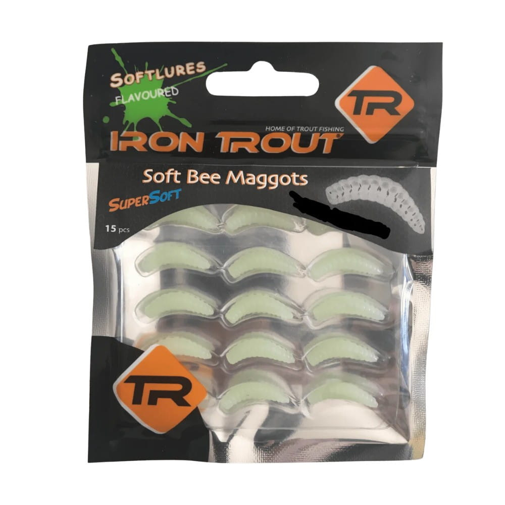 Železný pstruh Super Soft Bee Maggots Lososové vejce 2,5 cm 15 kusů Essen, Süßigkeiten
