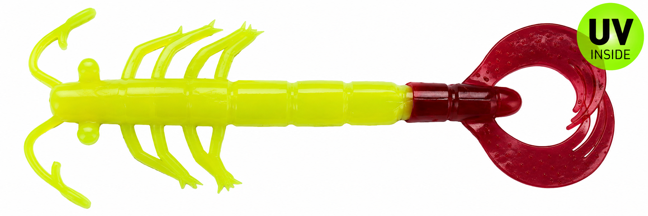  Skorpion Spielzeug, Glow-in-Dark, Neon Gelb, Roter Ring, UV Innen