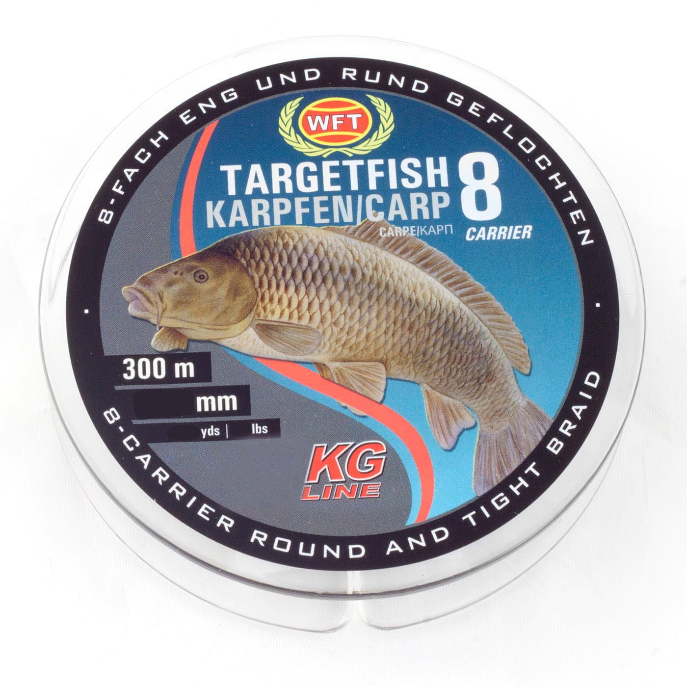 WFT Target Fish 8 TF8 Karpfen 0,18 mm 300 m 13 kg Schwarz