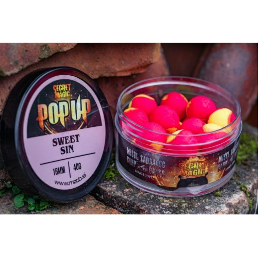 Zadravec Baits Secret of Magic Pop Up Sweet Sin 16 mm 40g Essen, Gelee