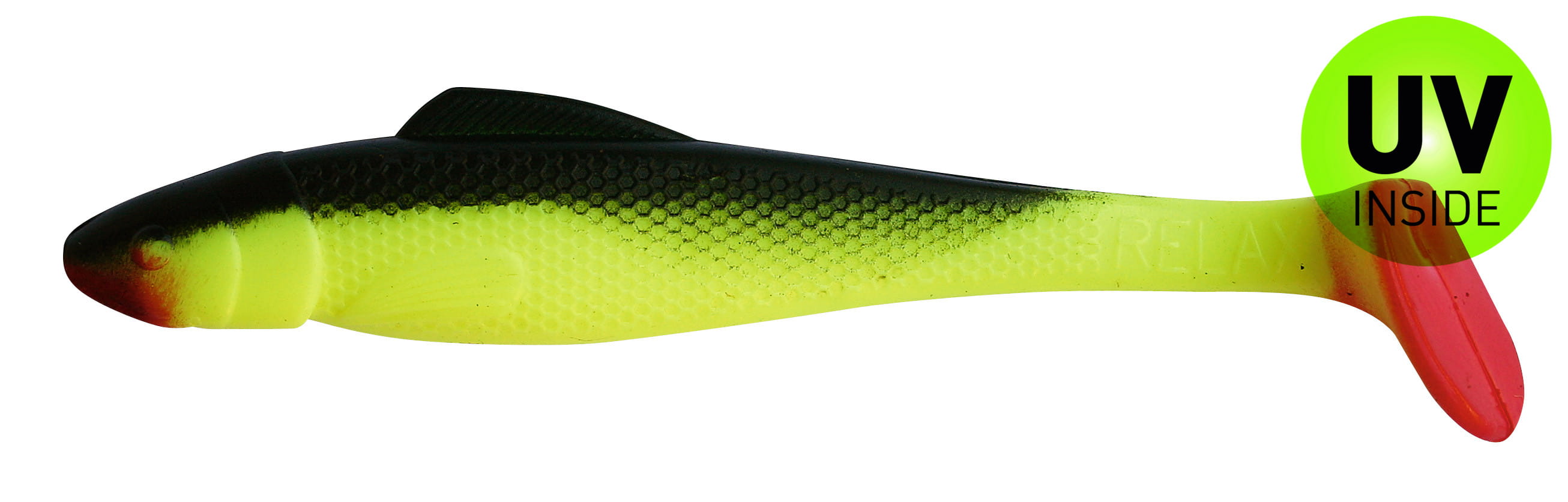 Relax Ohio 13 cm (5") fluo žuto crna 2 komada Tier, Fisch, Leben im Meer