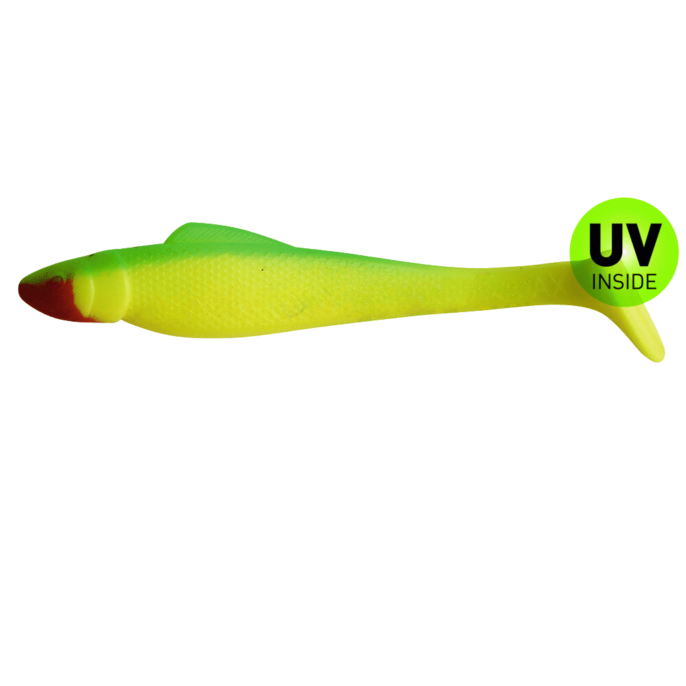 Relax Ohio 11cm (4") fluo rumeno/zelena 3 kosi