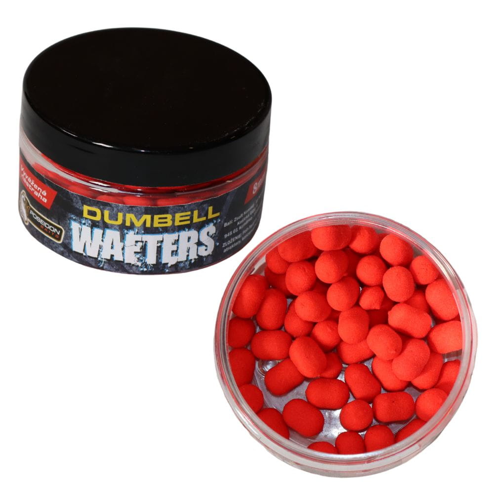 Poseidon Dumbell Wafters Fluo Krill 8 mm Poseidon Dumbell Wafters Fluo Krill 8 mm