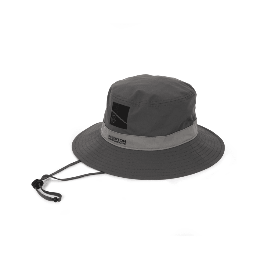 Hut, Stirnband, Bucket hat, Material: Nylon, Farbton: Grau