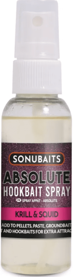 hookbait spray, baits, fishing lure, pellets, krill & squid