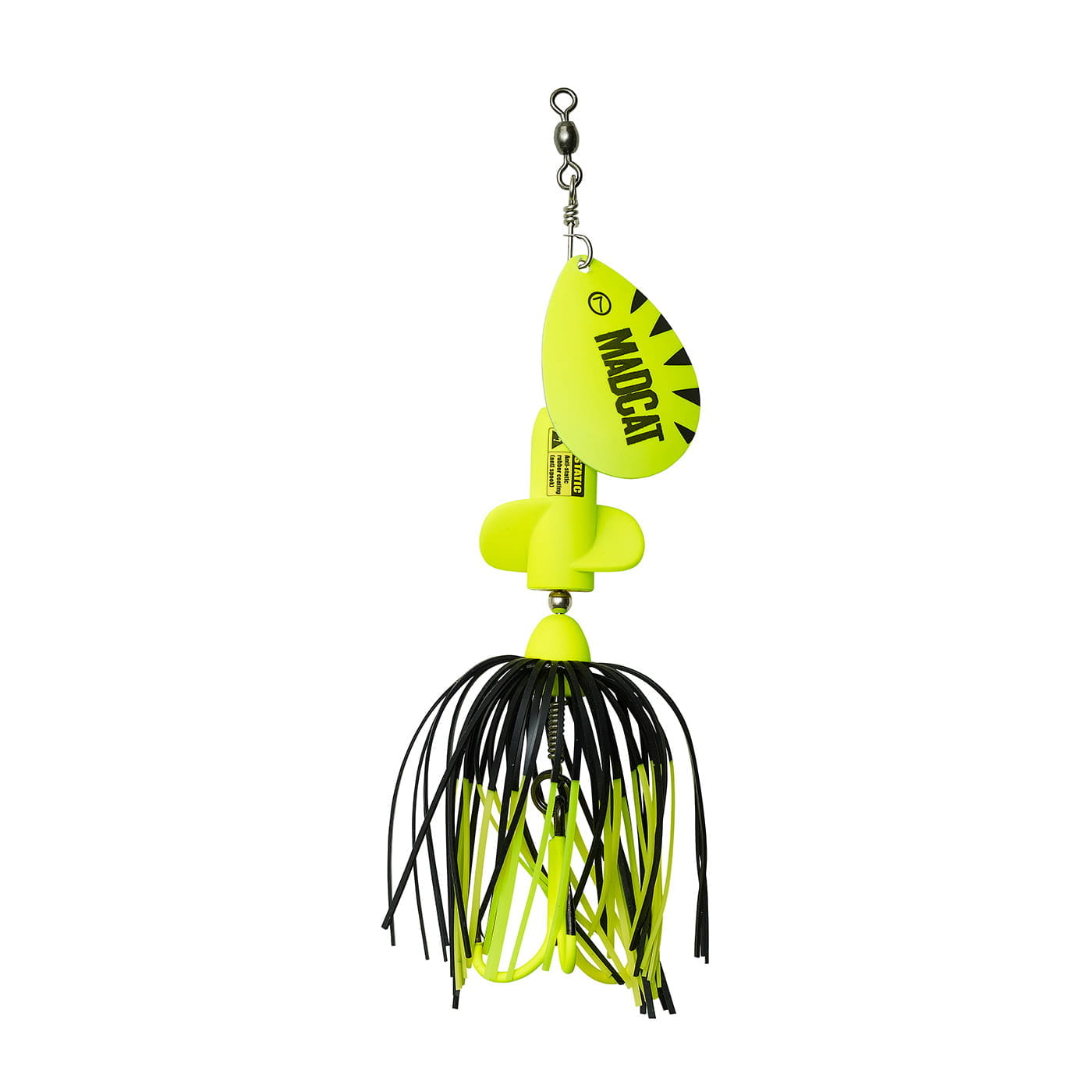 DAM MadCat A-Static Screaming Spinner 65g Fluo Yellow UV