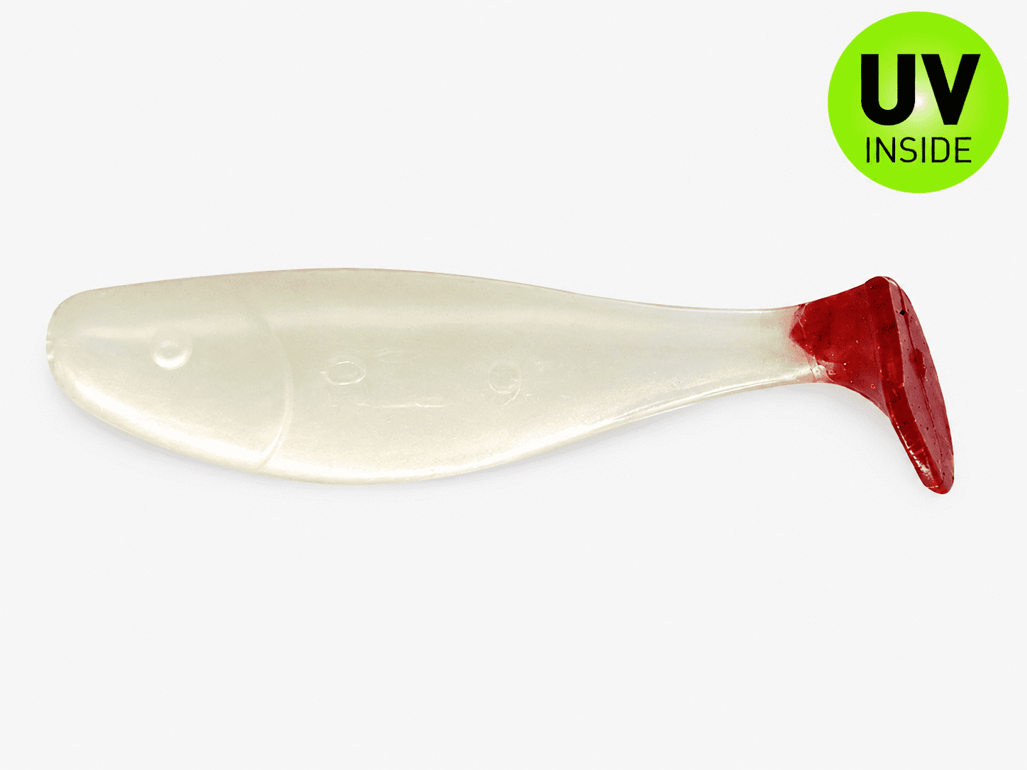 weicher Köder, Angellure, unbemalt, roter Schwanz, weiches Plastik
