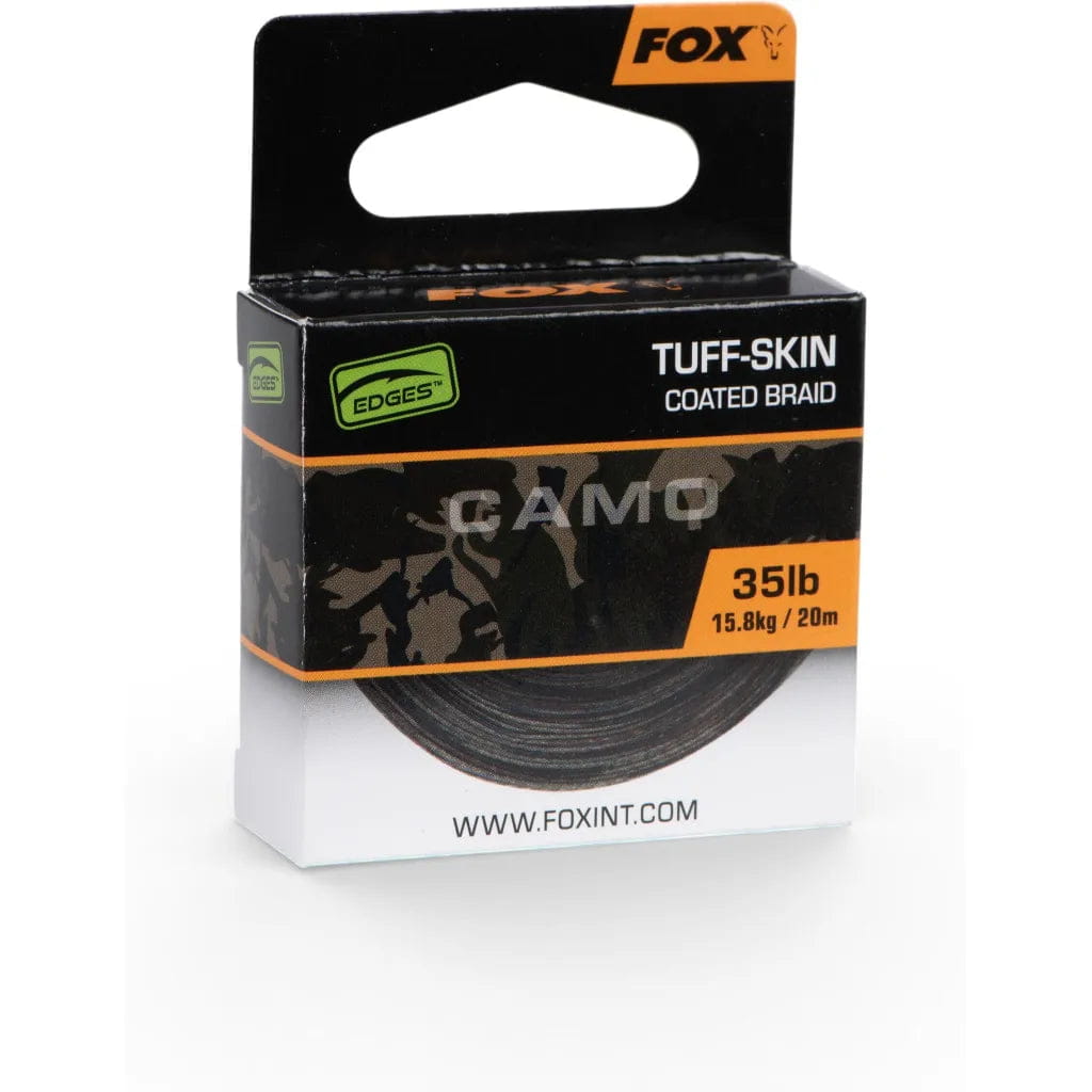 Tuff-Skin, Beschichtete Schnur, 35 lb, Draht, Foxint