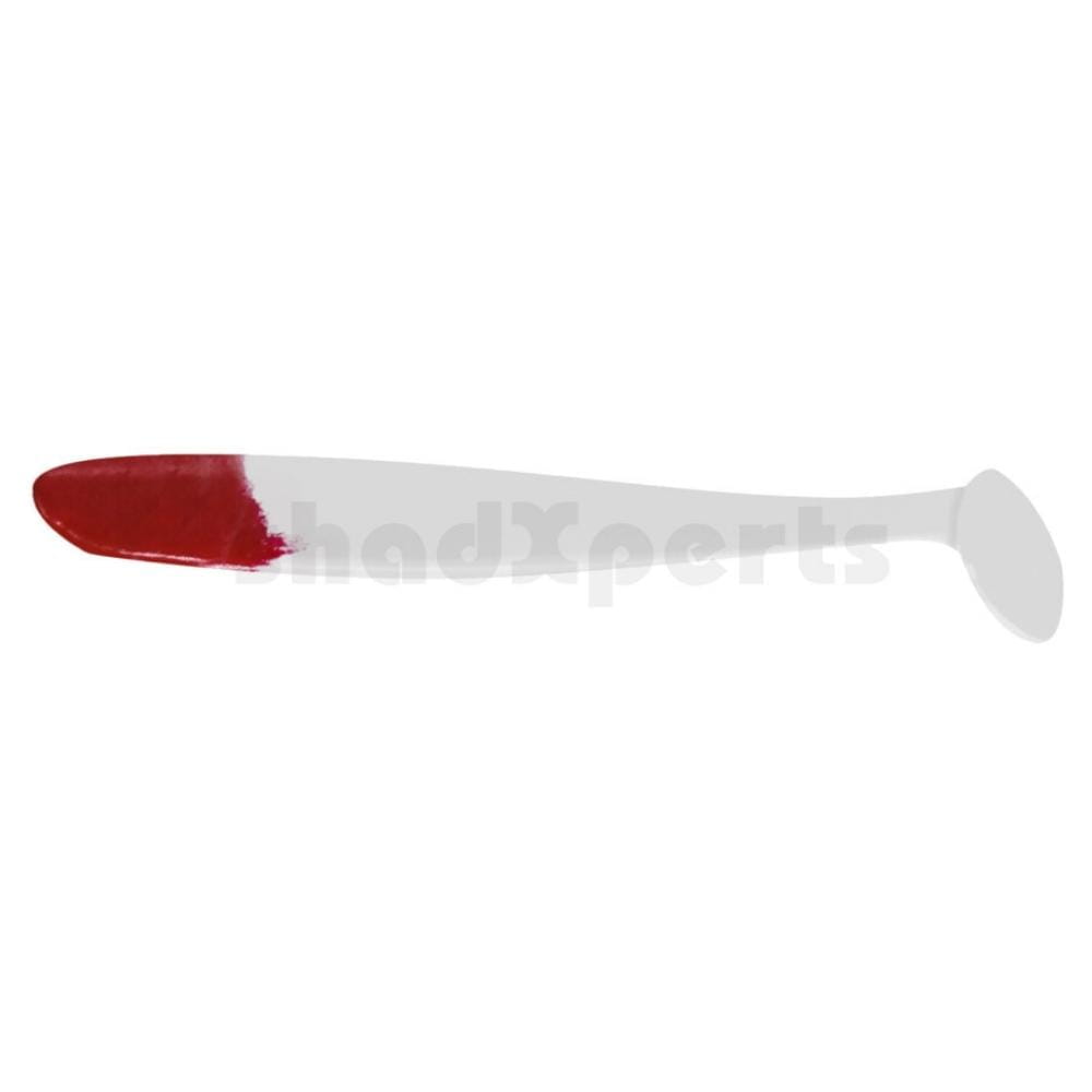 Relax Bass Shad 13 cm (4.5") Pure White/RedHead 2 pièces