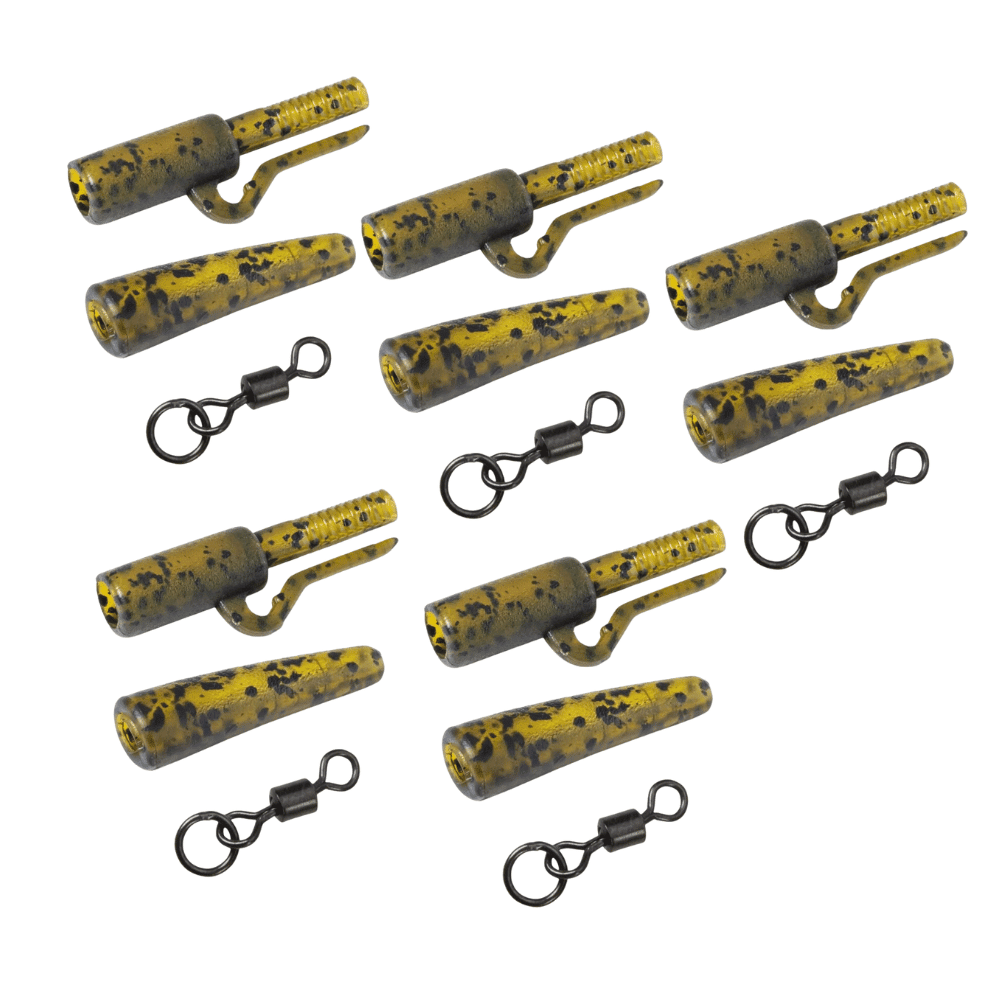 Anaconda Jungle Green Lead Clip Kit 5 pezzi