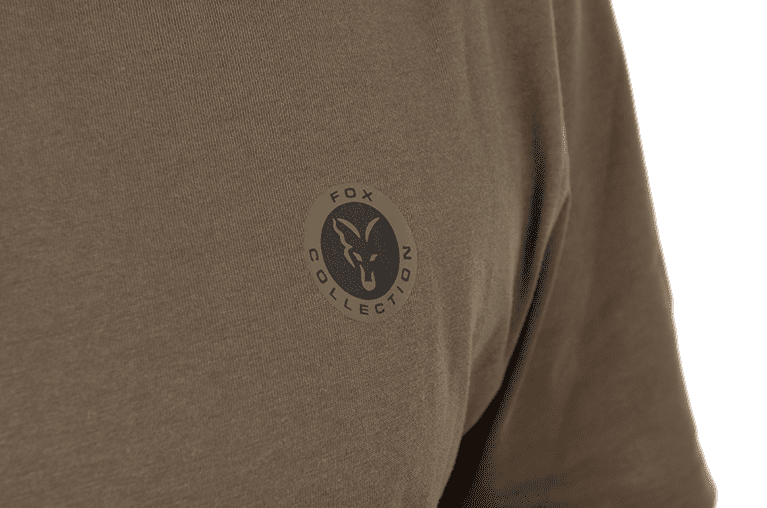 t-shirt, braun, logo, fuchs, kollektion