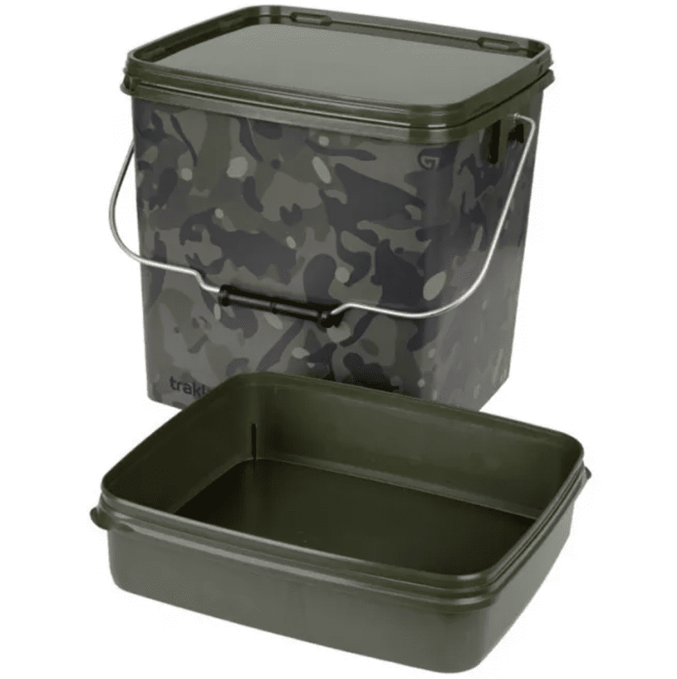 Kartenbox, Camouflage, Tragegriff, Kunststoffbox, Deckel-Box