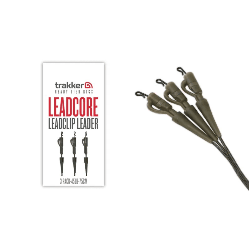 Trakker Leadcore Leadclip Leader 75cm 3 Stück Adapter, Elektronik