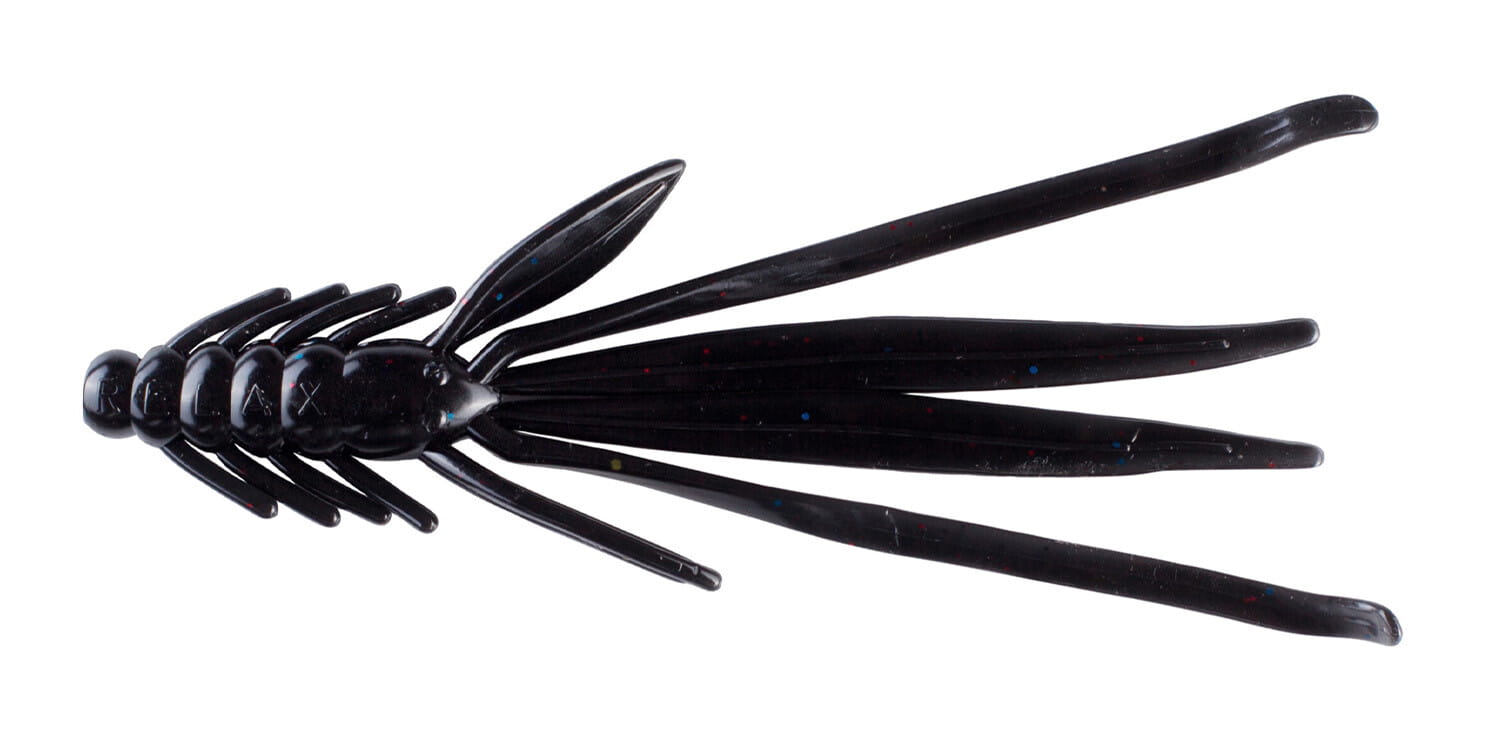 Relax Nymph 14 cm (5") crno-crvena svjetlucava 3 komada Relax Nymph 14 cm (5") crno-crvena svjetlucava 3 komada