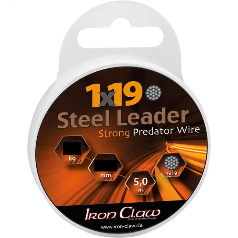 Iron Claw Steel Leader 1X19 0,50 mm 15 kg 5 Meter
