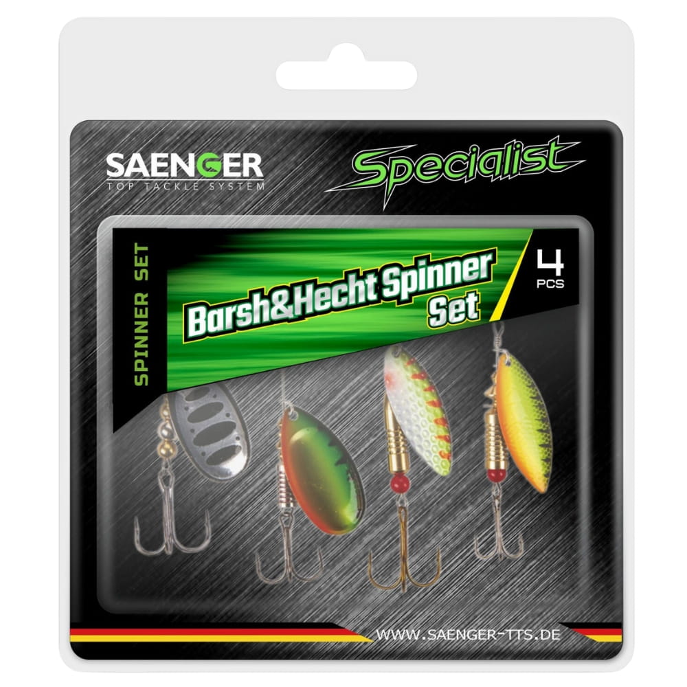 Sänger Специалист Barsch&Hecht Спинер Комплект 4 Броя Sänger Специалист Barsch&Hecht Спинер Комплект 4 Броя