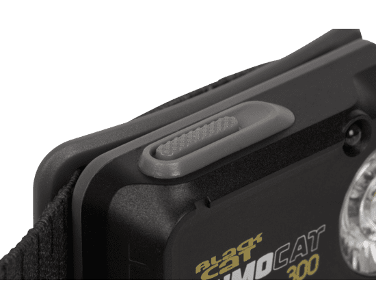 Black Cat Lumo Cat 300 Headtorch – Bild 7, kamera, Blitz, manuell, grau, klemme