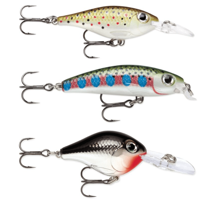 Rapala Pro Selected Trout Kit Ultra Light Wobbler-Set Forelle Barsch Elektronik, Hardware, Köder zum Angeln, Tier, Vogel
