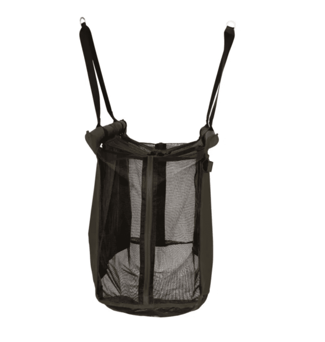 Meshtasche, Aufhängetasche, Outdoor-Beutel, Faltbare Tasche, Karabiner-Träger