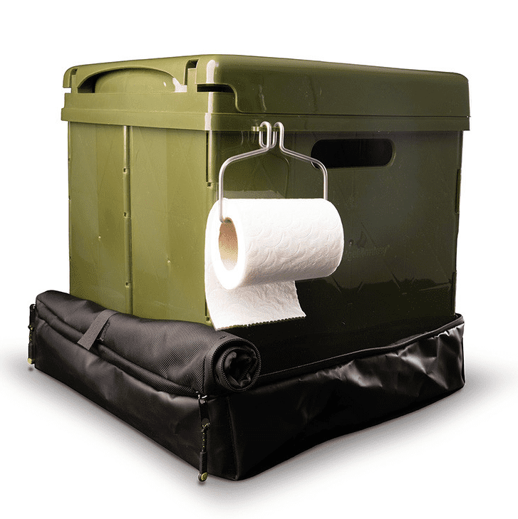 Militärgrüne Aufbewahrungsbox, Kunststoffbehälter, Papiertuchrollenhalter, faltbare Matte, Outdoor-Ausrüstung Zubehör