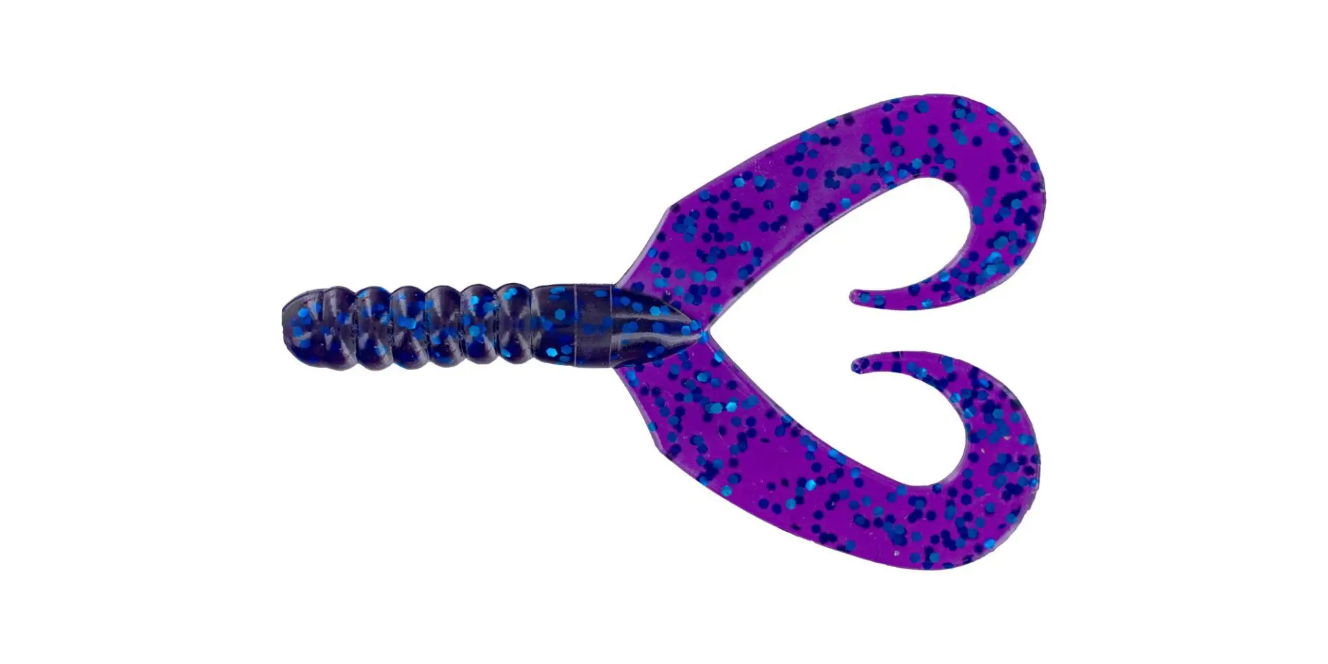 Relax Twin Tail Grub 7cm (2,75") Electric Grape 5 Stück