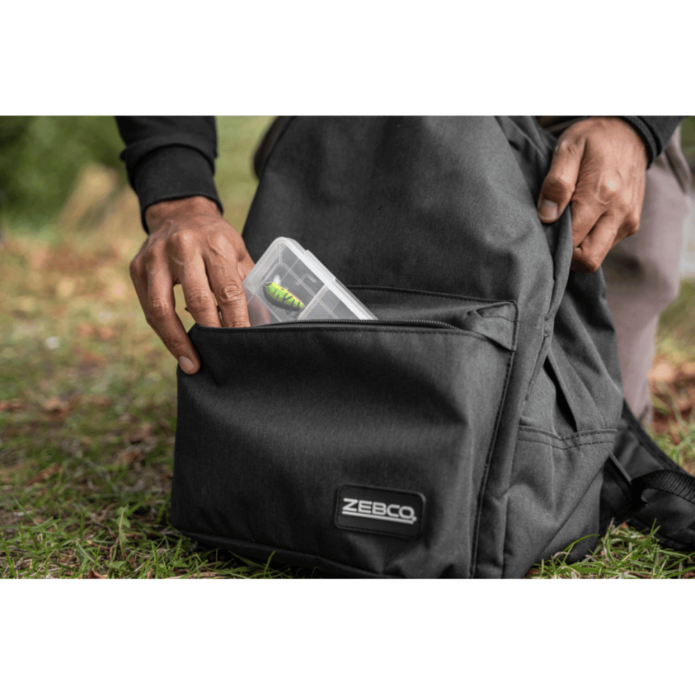 Rucksack, Seitenfach, Fronttasche, Körpernah, ZEBCO