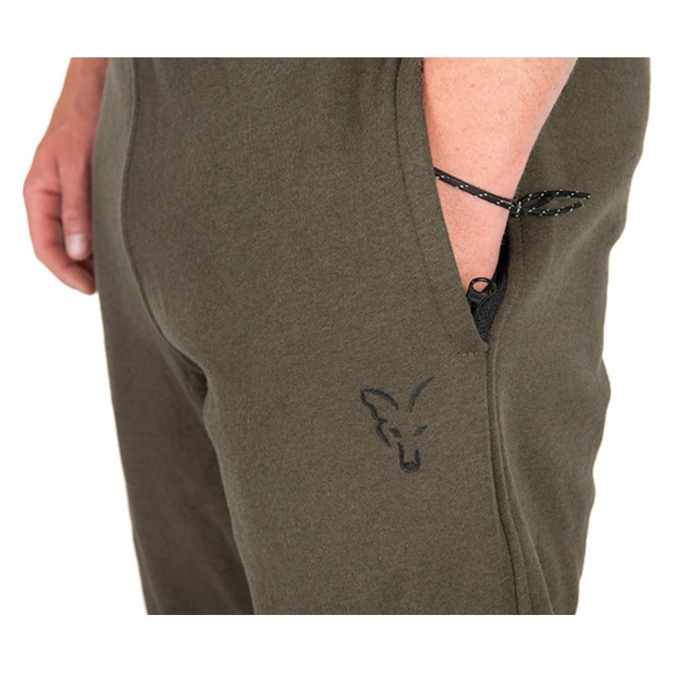 Fox Collection Pantalon de jogging Vert Noir Large