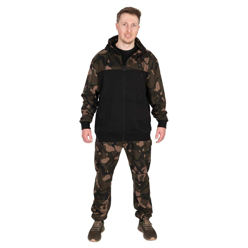 Fox LW Black/Camo Split Zip Hoody Medium Fox LW Black/Camo Split Zip Hoody Medium