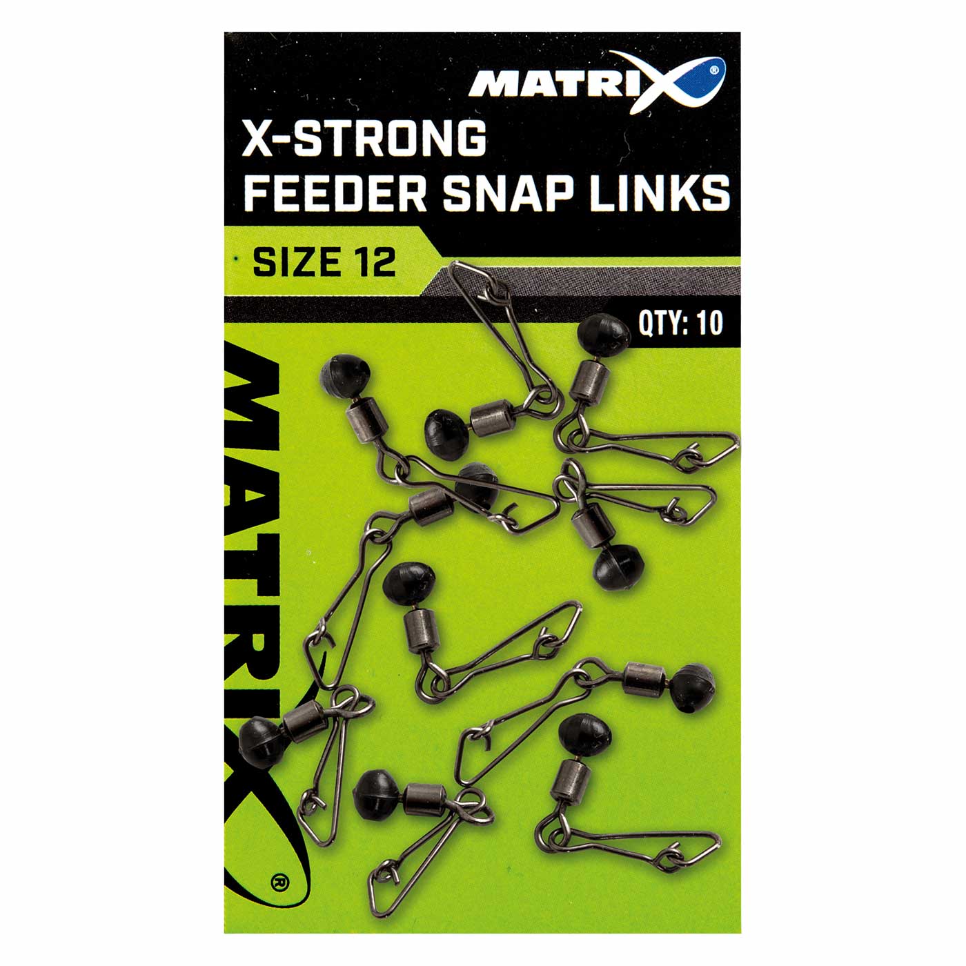 Fox Matrix X-Strong Feeder Bead Snap Link Size 12