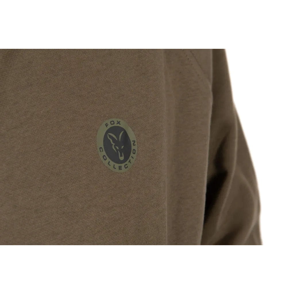 Fox Collection Zipped Hoody Green XXL – Bild 3, Hoodie, Kleidung, Braun, Logo, Patch