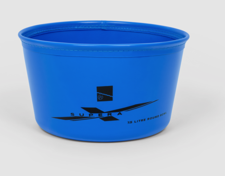 Kunststoff-Eimer, blauer Eimer, 7,5-Liter-Eimer, runder Eimer, Logo-Druck
