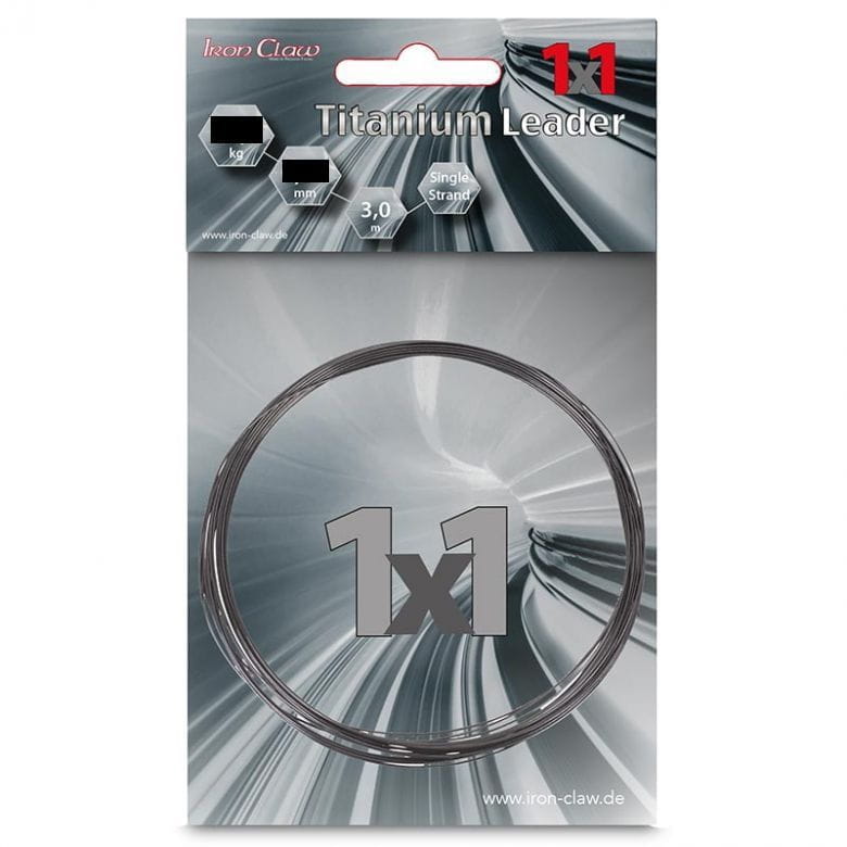 ironclaw_8014812 Iron Claw Titanium Leader 1X1 0,33mm 12kg 3 mètres